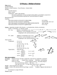 CP Physics – Midterm Review