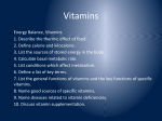 Vitamins - Ukiah Adult School