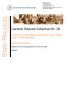 to General Disposal Schedule No. 28