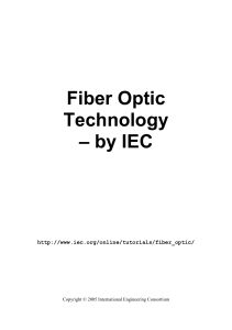 Fiber Optic Technology – by IEC