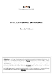 MOLECULAR STUDY OF IDIOPATHIC NEPHROTIC SYNDROME