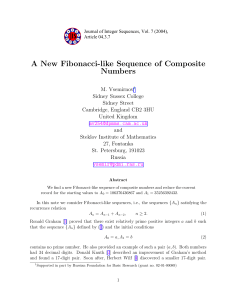 A New Fibonacci-like Sequence of Composite Numbers