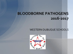 bloodborne pathogens 2016-2017 - Western Dubuque Community