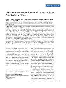 Chikungunya Fever in the United States: A