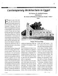 Contemporary Architecture in Egypt