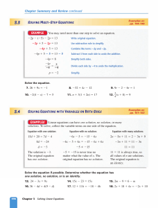 EXAMPLE EXAMPLES SOLVING MULTI