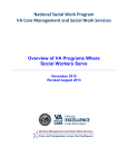 Overview of VA Programs Where Social Workers Serve