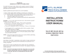 MTL MA15 Surge Protectors Manual PDF