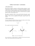 Introduction to nonlinear circuit analysis