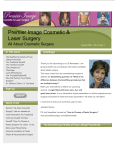 Newsletter "All About Cosmetic Surgery"