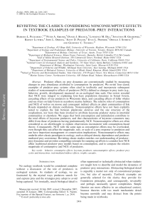 Peckarsky et al. (2008) - Rocky Mountain Biological Laboratory