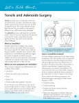 Tonsil and adenoid surgery