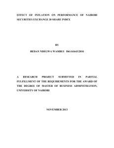 an investigation of the relationship between inflation rates in kenya