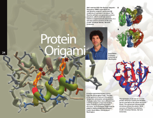 Protein Origami