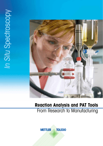 Reaction Analysis and PAT Tools