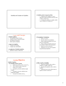Contents and Concepts Learning Objectives