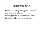 Magnitude Scale