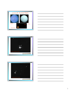 Lecture 25: The Outer Planets