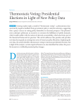 Thermostatic Voting: Presidential Elections in Light of New Policy Data