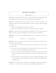Introduction to Probability Exercise sheet 3 Exercise 1. 5 cards