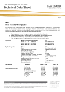 HTC Heat Transfer Compound