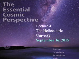 The Heliocentric Universe