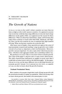 The Growth of Nations - Brookings Institution