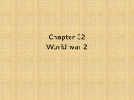 Chapter 32 World war 2