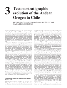 3 Tectonostratigraphic evolution of the Andean Orogen - U