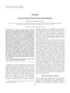 Environmental Dioxins and Endometriosis | Toxicological Sciences