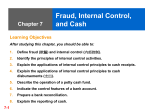 and internal control