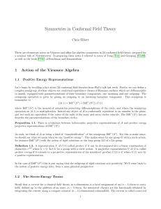 Symmetries in Conformal Field Theory