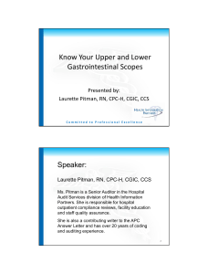 Know Your Upper and Lower Gastrointestinal Scopes