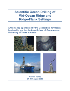 Scientific Ocean Drilling of Mid-Ocean Ridge and Ridge