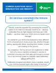 Do vaccines overwhelm the immune system?