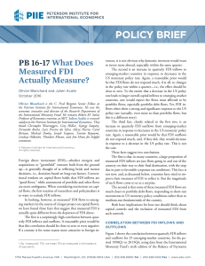 What Does Measured FDI Actually Measure?
