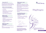 Diaphragms - Family Planning