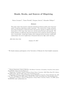 Bonds, Stocks, and Sources of Mispricing
