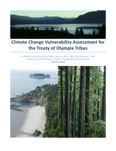 Climate Change Vulnerability Assessment for the Treaty of Olympia