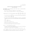 Math 217: §2.2 Linear Transformations and Geometry Professor