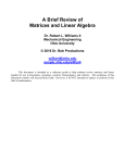 A Brief Review of Matrices and Linear Algebra