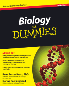 Biology For Dummies, 2nd Edition - The Official Site