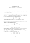 Mathematics 1050 Some solutions of Homework 5