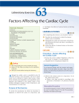 Factors Affecting the Cardiac Cycle