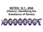 12.1 - DNA History / Discovery