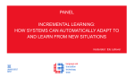 PANEL INCREMENTAL LEARNING: HOW SYSTEMS CAN