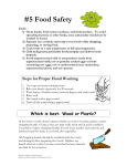 #5 Food Safety