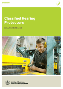 Classified hearing protectors