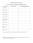 Body Systems Connections worksheet