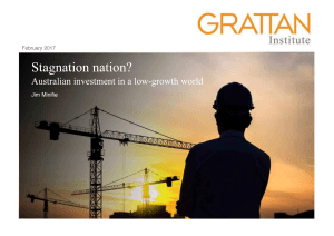 Stagnation nation? Australian investment in a low